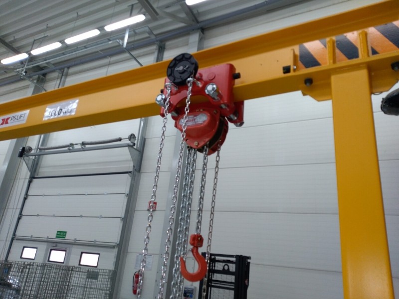 PS Lift, Urzadzenia dzwignicowe, Realizacje, Wciagarka bramowa stalowa, Wykonanie przeciwwybuchowy, 5