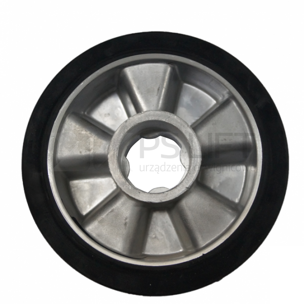 Koło gumowe na feldze aluminiowej 180 mm